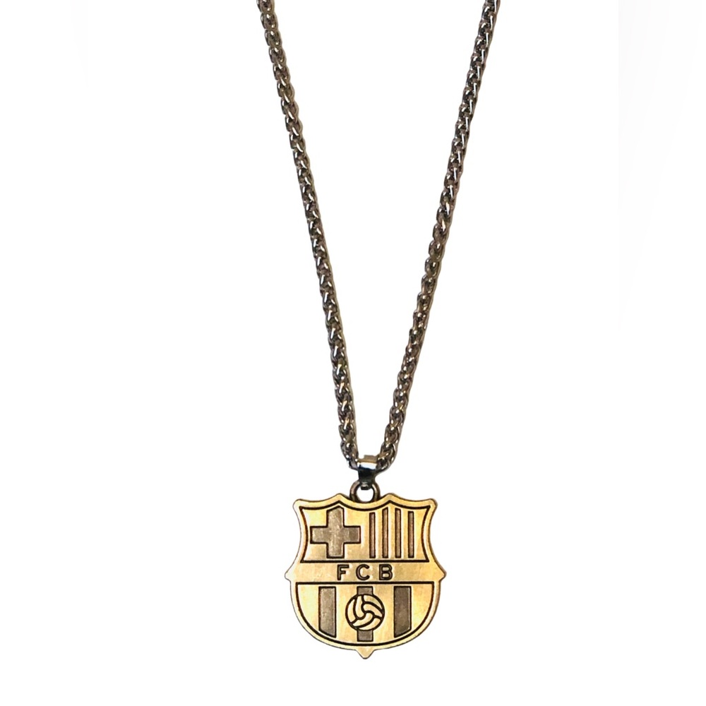 COPY - FC Barcelona Necklace- Soccer Pendant